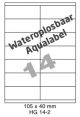 Wateroplosbaar HG 14-2 - 70x38.1mm