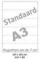 Standaard LP70 A3/1-1 BS - 297x420mm  