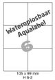 Wateroplosbaar H 6-2 - 105x99mm  