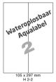 Wateroplosbaar H 2-2 - 105x297mm  