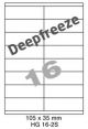 Deepfreeze HG 16-2S - 105x35mm  