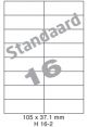 Standaard H 16-2 - 105x37.1mm 