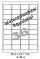 Wateroplosbaar A 36-4 - 48.3x29.7mm