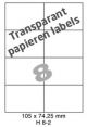 Papier Transparant Mat H 8-2 - 105x74.25mm
