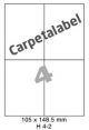 Carpetlabel H 4-2 - 105x148.5mm