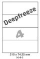 Deepfreeze H 4-1 - 210x74 25mm 