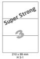 Super Strong H 3-1 - 210x99mm  