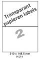 Papier Transparant Mat H 2-1 - 210x148 5mm 