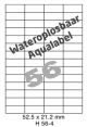 Wateroplosbaar H 56-4 - 52.5x21.2mm
