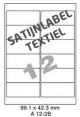 Satijnlabel Textiel SAT 12-2B - 99 1x42 3mm