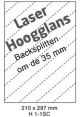 Laser Hoogglans H 1-1SC - 210x297mm  