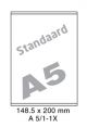 Standaard A 5/1-1X - 148.5x200mm