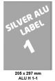 Silver Aluminium H 1-1 - 210x297mm  