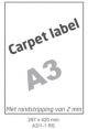 Carpetlabel A3/1-1 RS - 297x420mm  