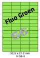 Fluo Groen H 56-4 - 52.5x21.2mm