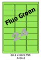 Fluo Groen A 24-3 - 63.5x33.9mm