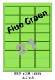 Fluo Groen A 21-3 - 63.5x38.1mm