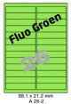 Fluo Groen A 26-2 - 99.1x21.2mm