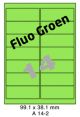 Fluo Groen A 14-2 - 99.1x38.1mm