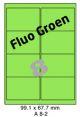 Fluo Groen A 8-2 - 99.1x67.8mm