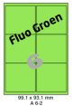 Fluo Groen A 6-2 - 99.1x93.1mm