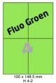 Fluo Groen H 4-2 - 105x148.5mm
