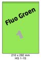 Fluo Groen HG 1-1S - 210x292mm  