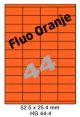 Fluo Oranje HG 44-4 - 52.5x25.4mm