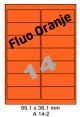 Fluo Oranje A 14-2 - 99.1x38.1mm
