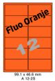 Fluo Oranje A 12-2B - 99.1x42.3mm