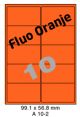 Fluo Oranje A 10-2 - 99.1x56.8mm