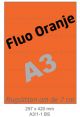 Fluo Oranje A3/1-1 BS - 297x420mm  