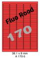 Fluo Rood A 170-5 - 38.1x8mm