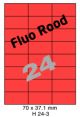 Fluo Rood H 24-3 - 70x37.1mm