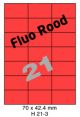 Fluo Rood H 21-3 - 70x42.4mm