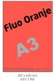 Fluo Rood A3/1-1 RS - 297x420mm  