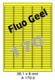 Fluo Geel A 170-5 - 38.1x8mm