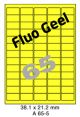 Fluo Geel A 65-5 - 38.1x21.2mm