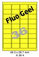 Fluo Geel A 36-4 - 48.3x29.7mm