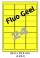 Fluo Geel A 24-3 - 63.5x33.9mm