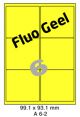 Fluo Geel A 6-2 - 99.1x93.1mm