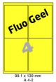 Fluo Geel A 4-2 - 98x140mm  