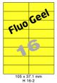 Fluo Geel H 16-2 - 105x37.1mm