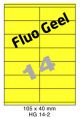 Fluo Geel HG 14-2 - 70x38.1mm