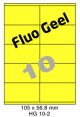 Fluo Geel HG 10-2 - 105x56.8mm