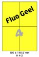 Fluo Geel H 4-2 - 105x148.5mm