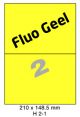 Fluo Geel H 2-1 - 210x148.5mm