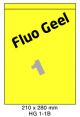 Fluo Geel HG 1-1B - 210x280mm  