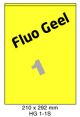 Fluo Geel HG 1-1S - 210x292mm  