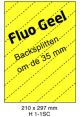Fluo Geel H 1-1SC - 210x297mm  